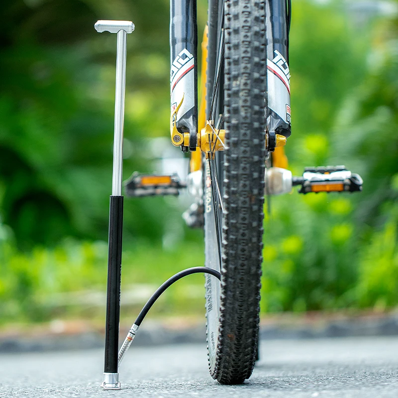 ROCKBROS  Electric mini  Foot Pump Inflator High Pressure   Bicycle  Hand Tire Pump AV/FV Portable MTB Road Bike Air Pump
