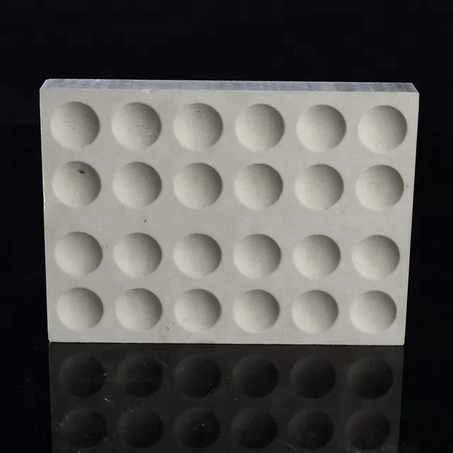 Fire Assay Crucible Board Magnesite Ceramic bullion Cupel Block