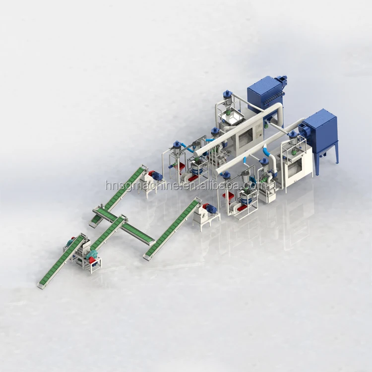 Waste Computer Board Pcb Crushing Machines Electronic Waste Recycling Equipment Price