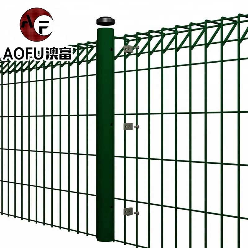 China Easily Assembled BRC welded fencing wire mesh panels with all clips price