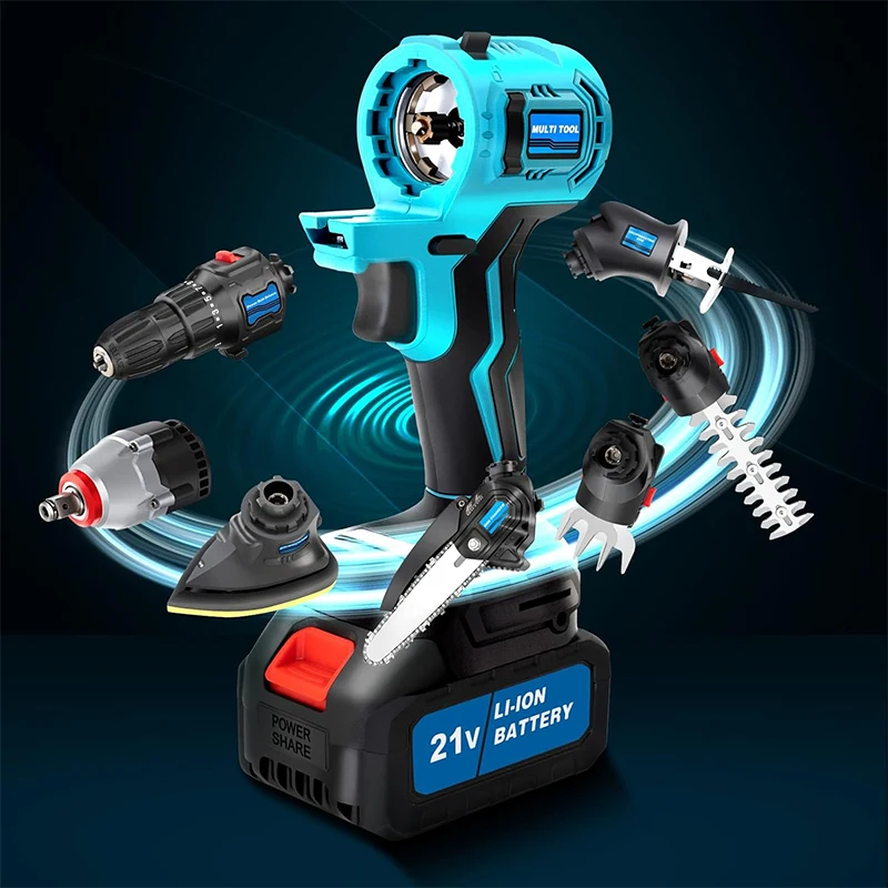Valuable Power Tool Multi-purpose Treasure  Impact Wrench Portable Cordless Multifunctional Tool Set