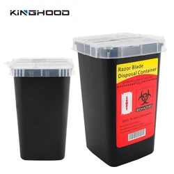 Контейнер-диспенсер для лезвий, контейнер для утилизации лезвий, контейнер для резака, коробка для хранения лезвий для парикмахерской, салона, дома, США