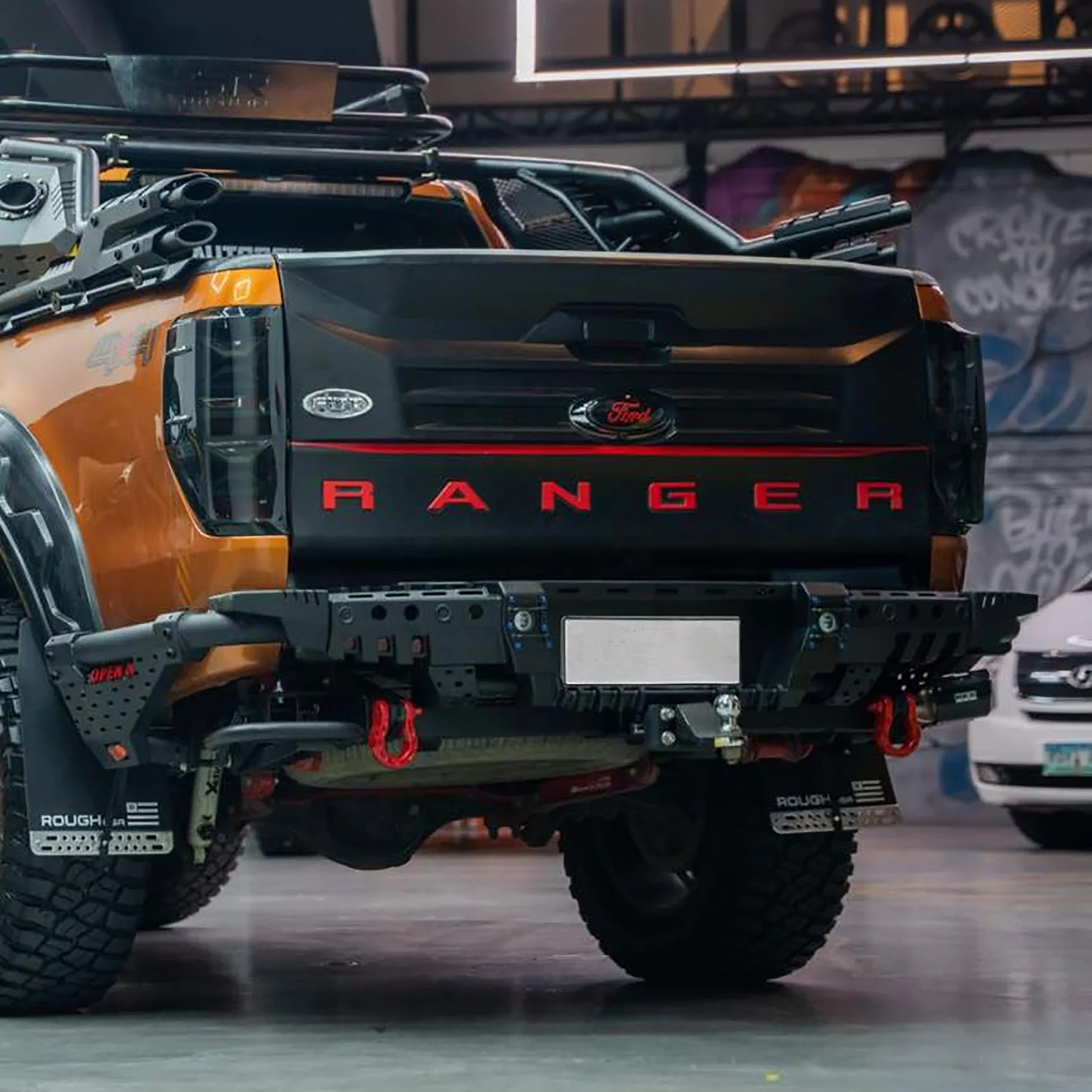 Auto Car Front and Rear Bumper Body Kits for Toyota  Hilux Ford Ranger Nissan Navara Dmax and Triton OEM PARTS Plastic Material