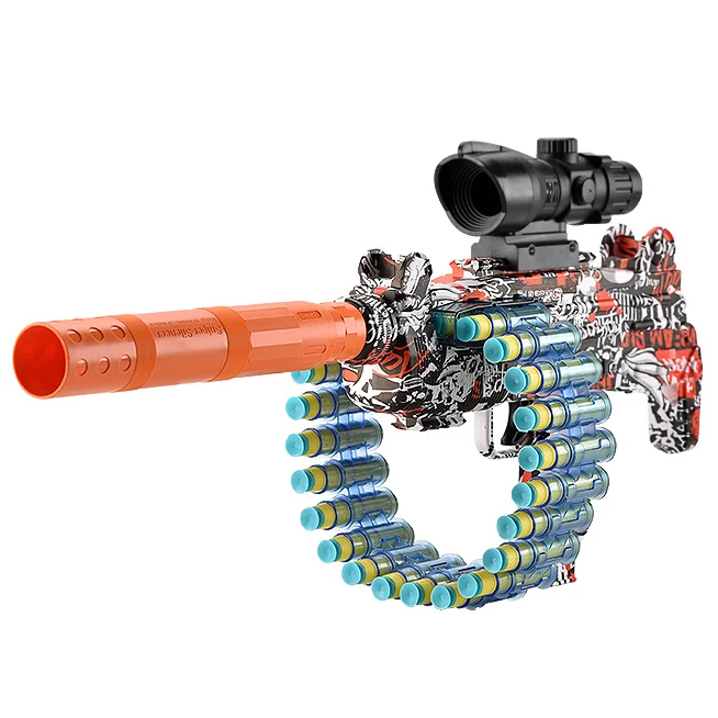 Electronic Toys Gun Shooting Play Air Blaster Soft Foam Bullet Dart Gun For Kids And Adults
