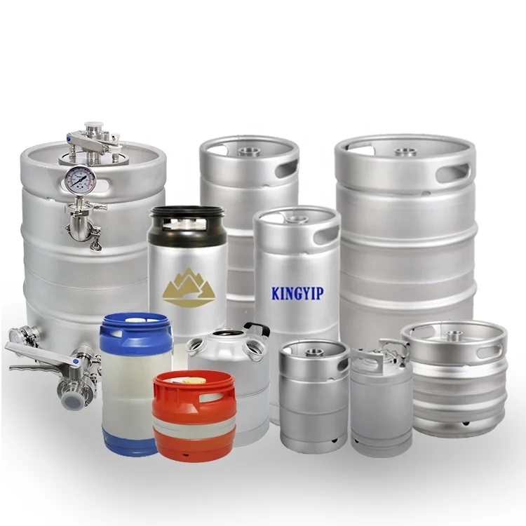 Brand New stackable beer barrel empty Draft Beer Keg US standard 1/2 1/4 1/6 Stainless Steel Kegs beer equipment