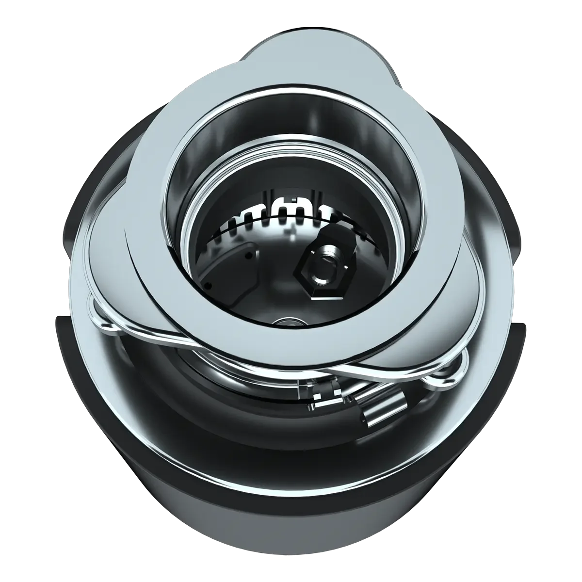 AC Motor 550w Food Waste Grinder Wireless Switch Food Waste Shredder 5-Level Grinding System