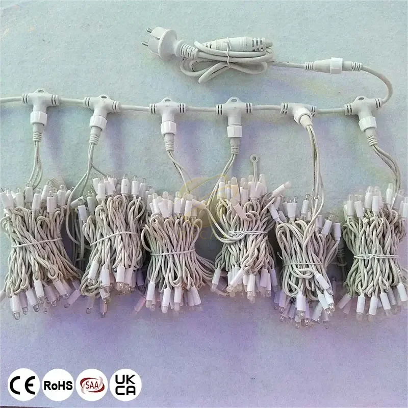 300 LED 8 Mode Fairy String Outdoor Garden Xmas Party Wedding Curtain Light Lamp