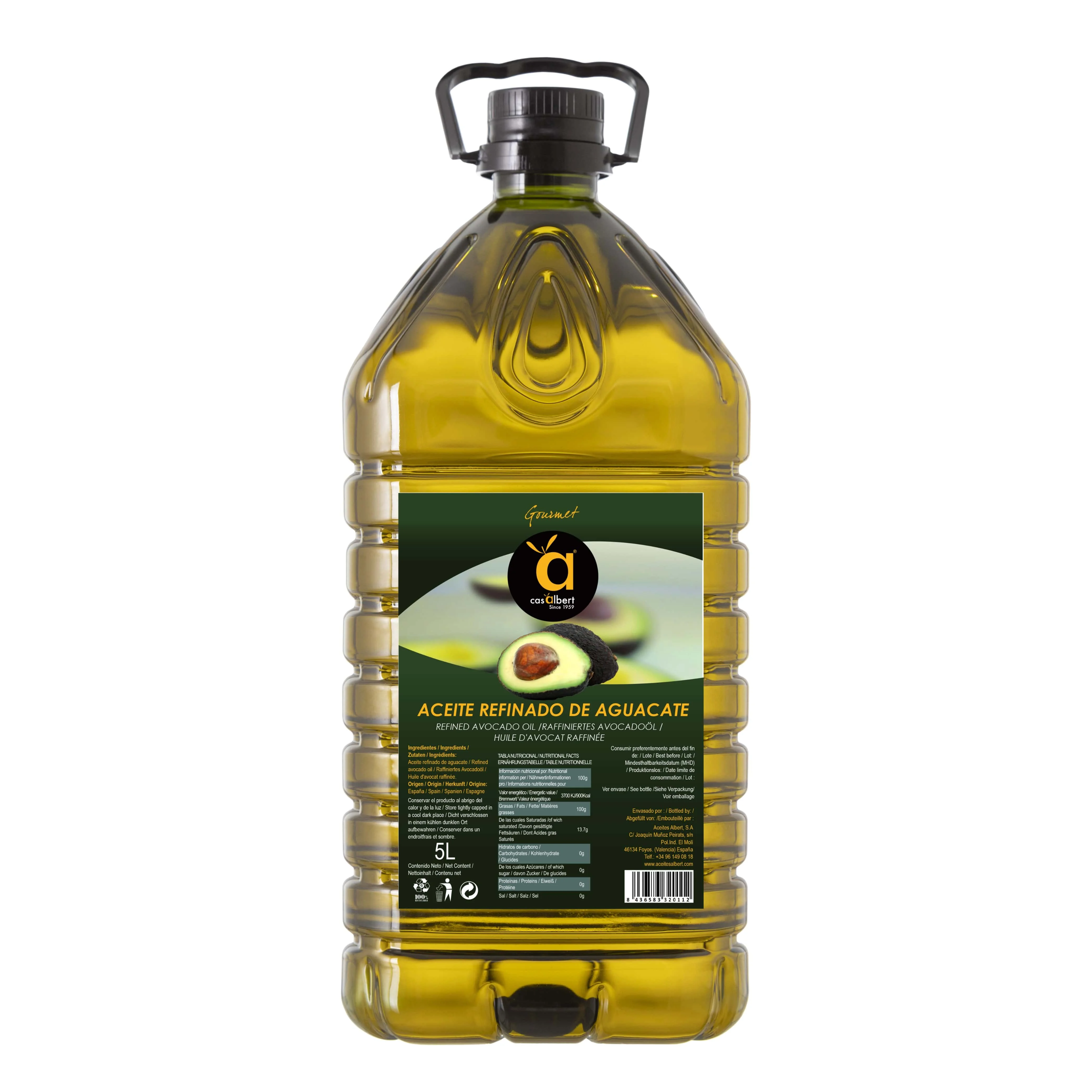 Best Avocado Oil Suppliers Wholesale Cascalbert Refined Avocado Oil For Cooking With Light Avocado Taste Made In Spain