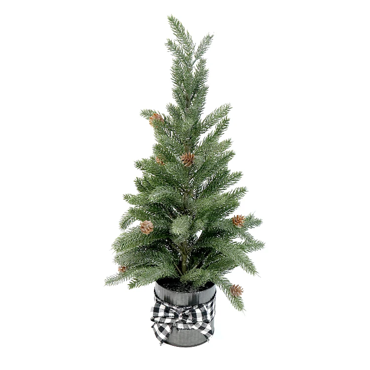 Mini Artificial Christmas Trees Mini Tabletop Christmas Tree Artificial Small Tiny Pine Tree for Xmas Holiday Room Tabletop