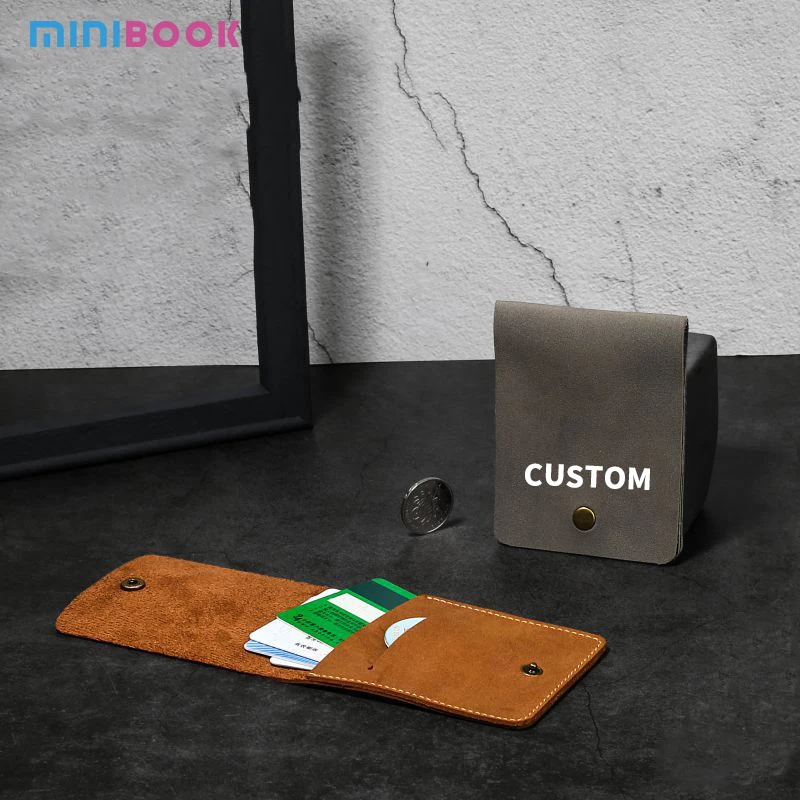 MINIBOOK purses pu leather id credit card holder wallet business card holder wallet RFID bus card pocket