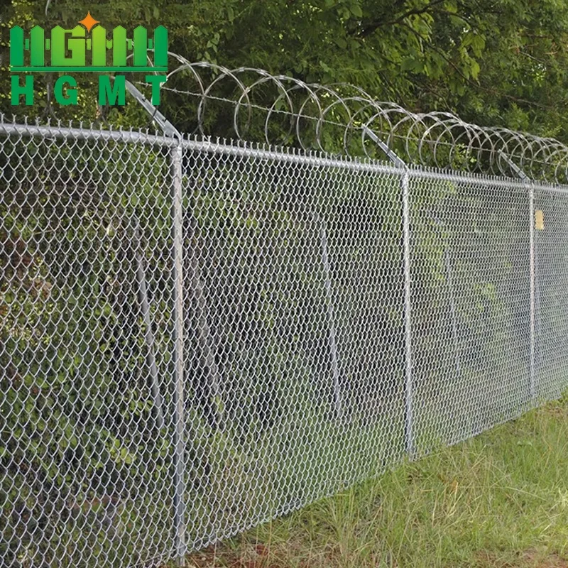Sustainable Pvc Coated Iron Wire Mesh Fencing Garden Fence Pvc Chain Link Fence