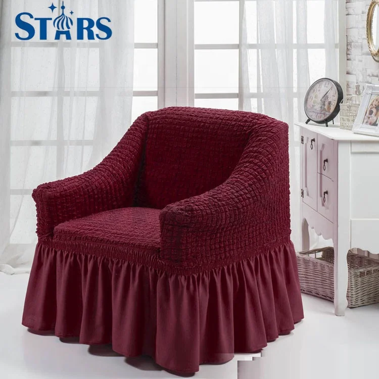 GS-SC-08 New Design 3 Seat sofa covers online shopping polyester spandex sitter cover
