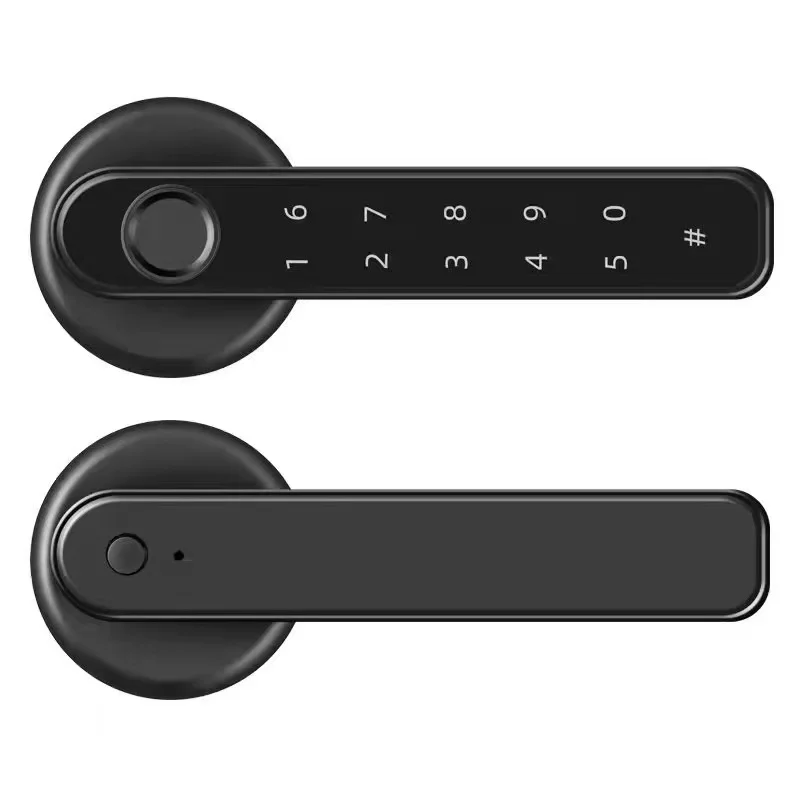 semi-automatic door lock smart electronic door lock smart APP Handle fingerprint smart locker lock