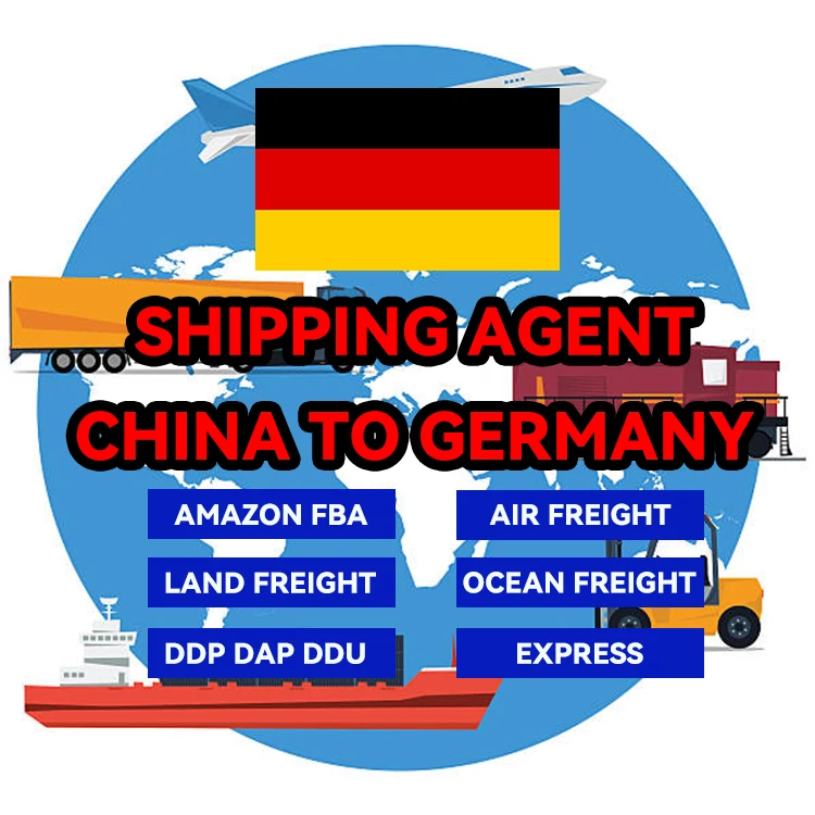 Train to germany Door To Door DDP container Shipping Agent To Germany FBA by Train Railway