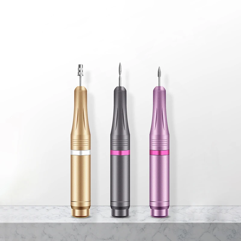 
New Electric File Auto Convenient Mobile Manicure Nail Art Felt Polisher Set For Women 