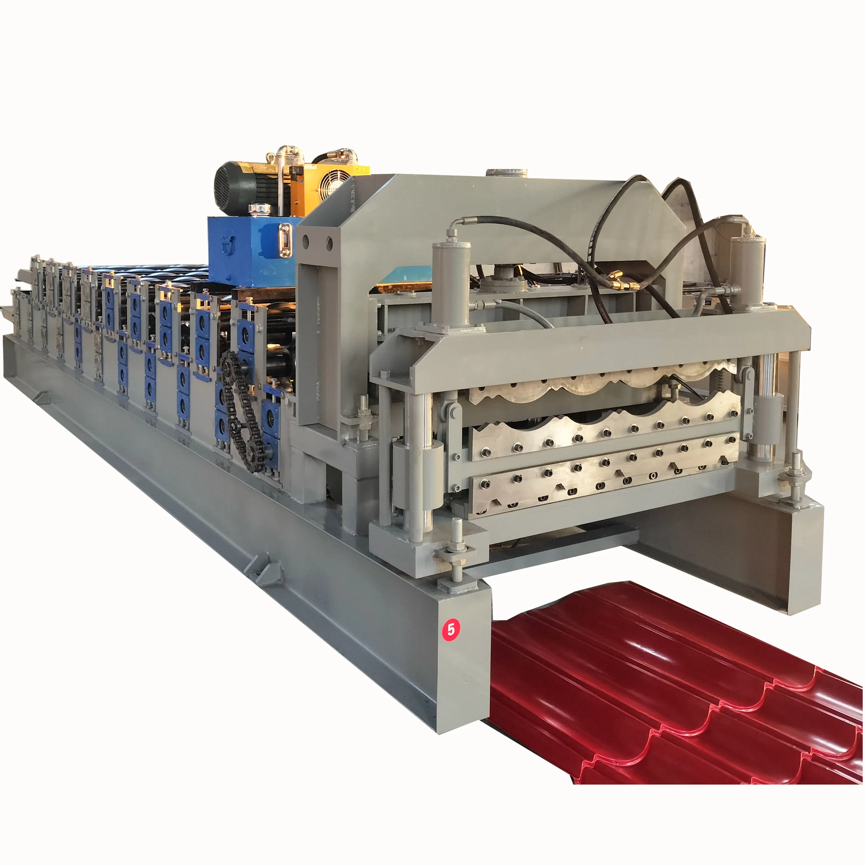 Roof panel making cold roll forming machine metal sheet manufacturing machine trapezoid roof sheet forming machine