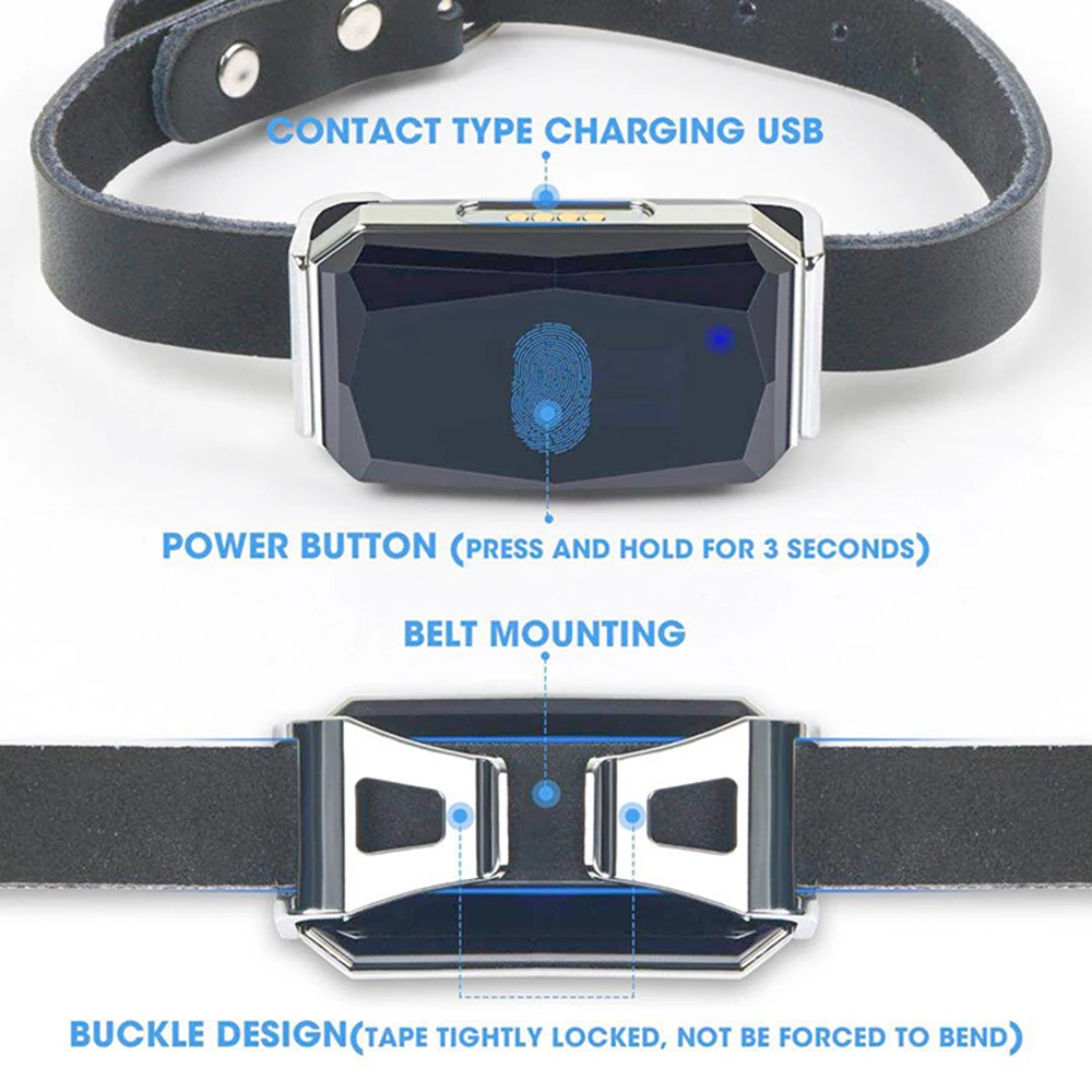 G12P Smart GSM+Wifi Waterproof mini GPS tracker for pet, support APP+Web+SMS tracking