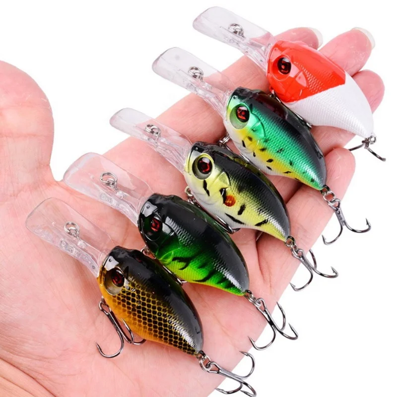 Amazon 78mm 11.6g Wholesale Factory Make Fishing Plastic Fish Bait Japanese Style Hard Crankbait Lures