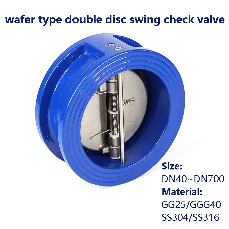 DN700 Wafer Type Double Disc 28 inch Check Valve