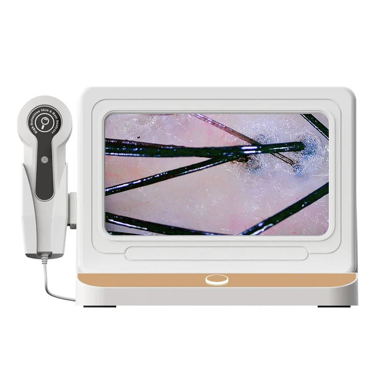 High Quality 200x Magnification 50x Triple Spectrum Desktop Scalp Test Instrument Photo Framing Convenient Detection