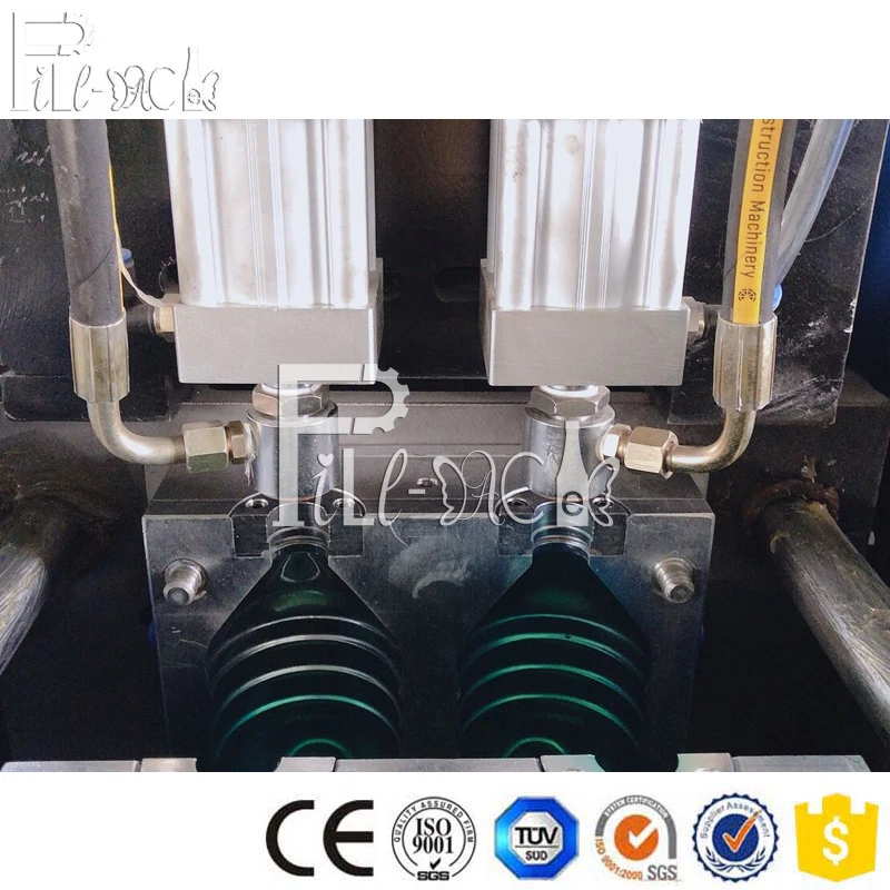 1200BPH / 2400BPH semi auto mineral water bottle blowing machine equipment line plant