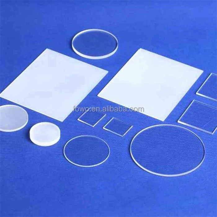 Manufacture Custom Matt Frosted Borosilicate/Borofloat Glass Discs For Flashlight