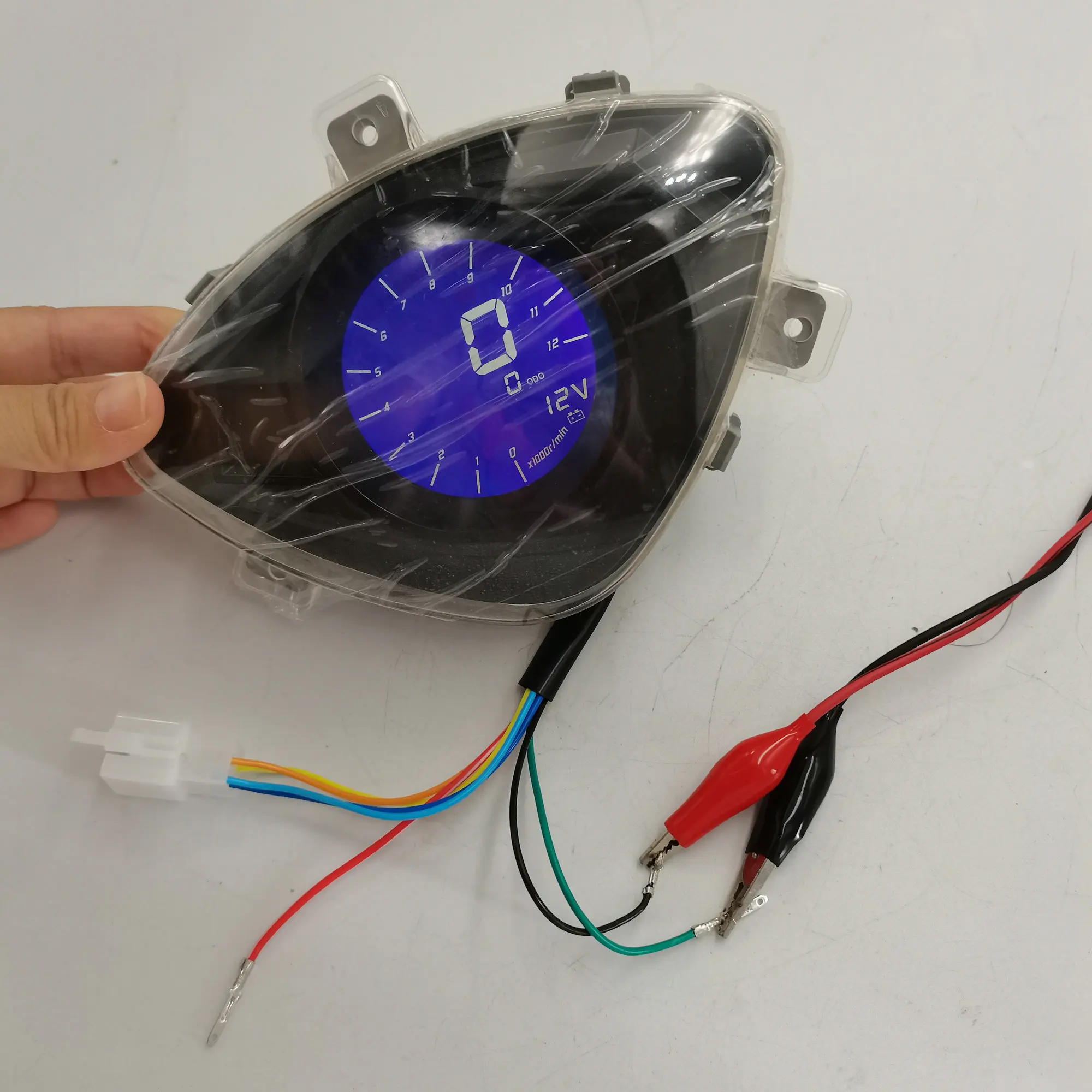 ELECTRONIC LCD DISPLAY FOR MOTORCYCLE CONVERSION INSTRUMENT 12V METER TACHOMETER