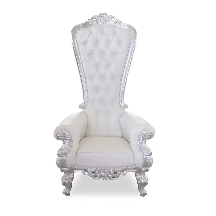 Baroque Dining King Game Of Gold And White Crown For Sale Royal Seal Systems Pedicure French Throne Chair