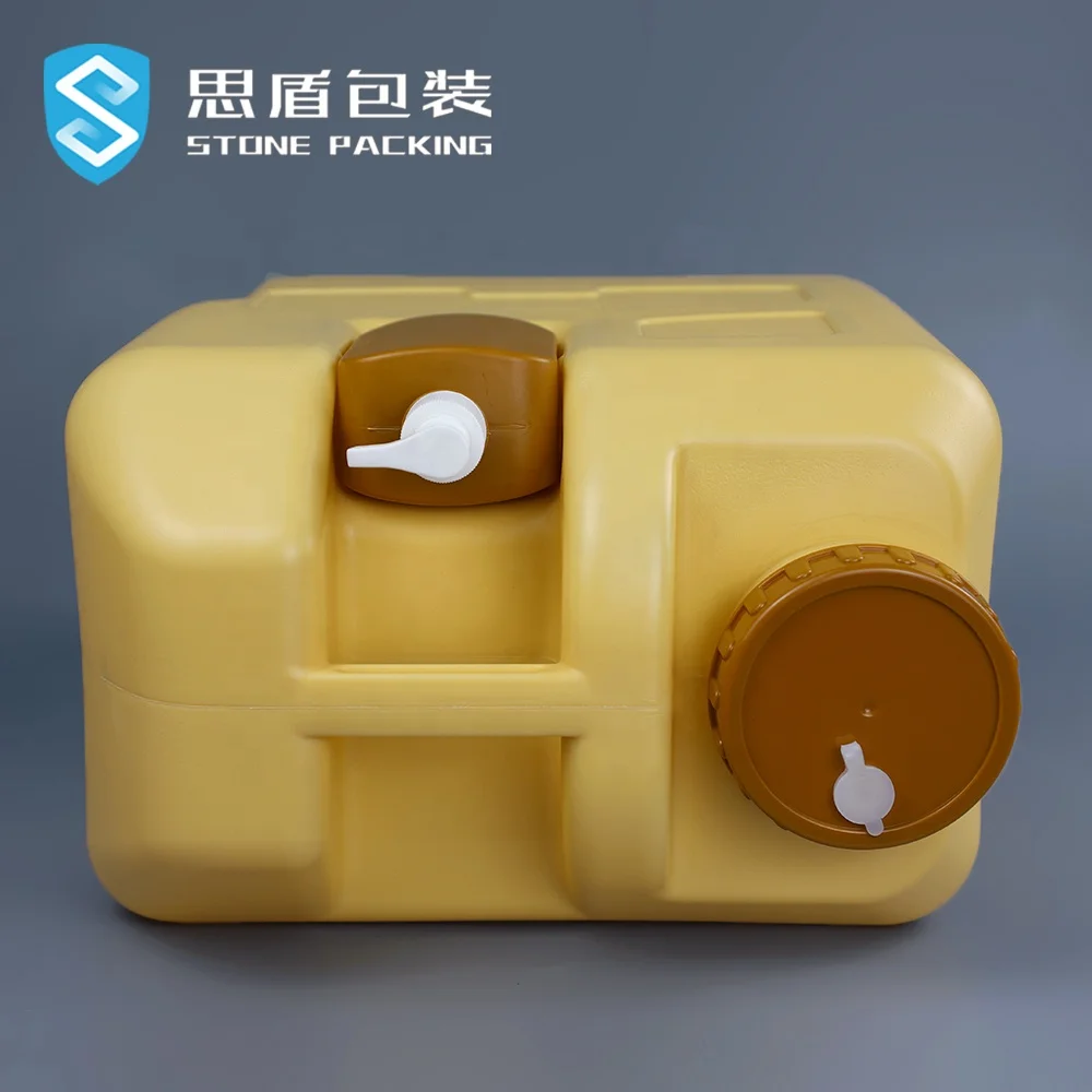  Портативный 20 л пластиковый jerrycan HDPE 5 галлонов емкость для воды с краном и жидким мылом бутылка лосьона улицы автомобиля