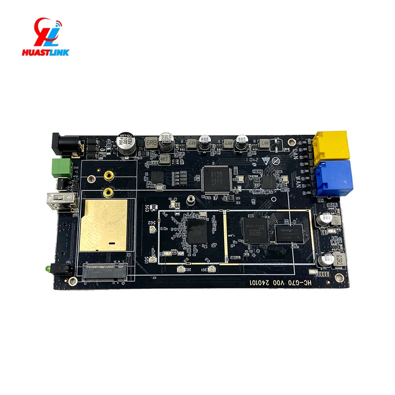 Huastlink New Arrival Mtk7981 2.5G WAN Gigabit LAN Wifi6 PCBA board With M.2 Slot 5G 4G Router Sim PCBA Motherboard