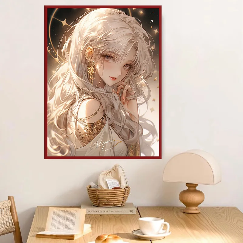 Акриловая краска по номерам садовые пейзажи для рисования на холсте DIY Virgo картины взрослых наборы арт подарок домашний декор