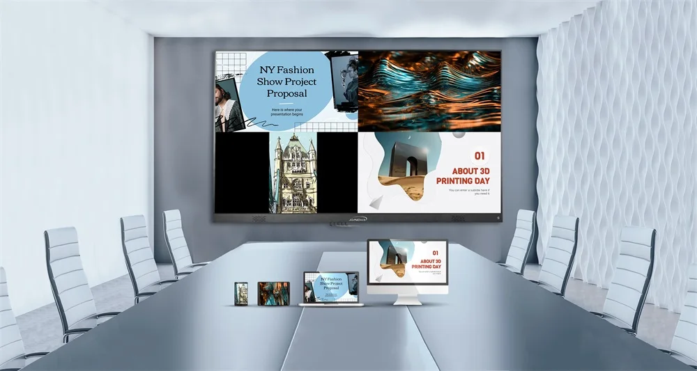 JOMEtech 65/75/86/100 Inch 4K Display Smart Board, Interactive Digital Whiteboard for School Teaching smart whiteboard