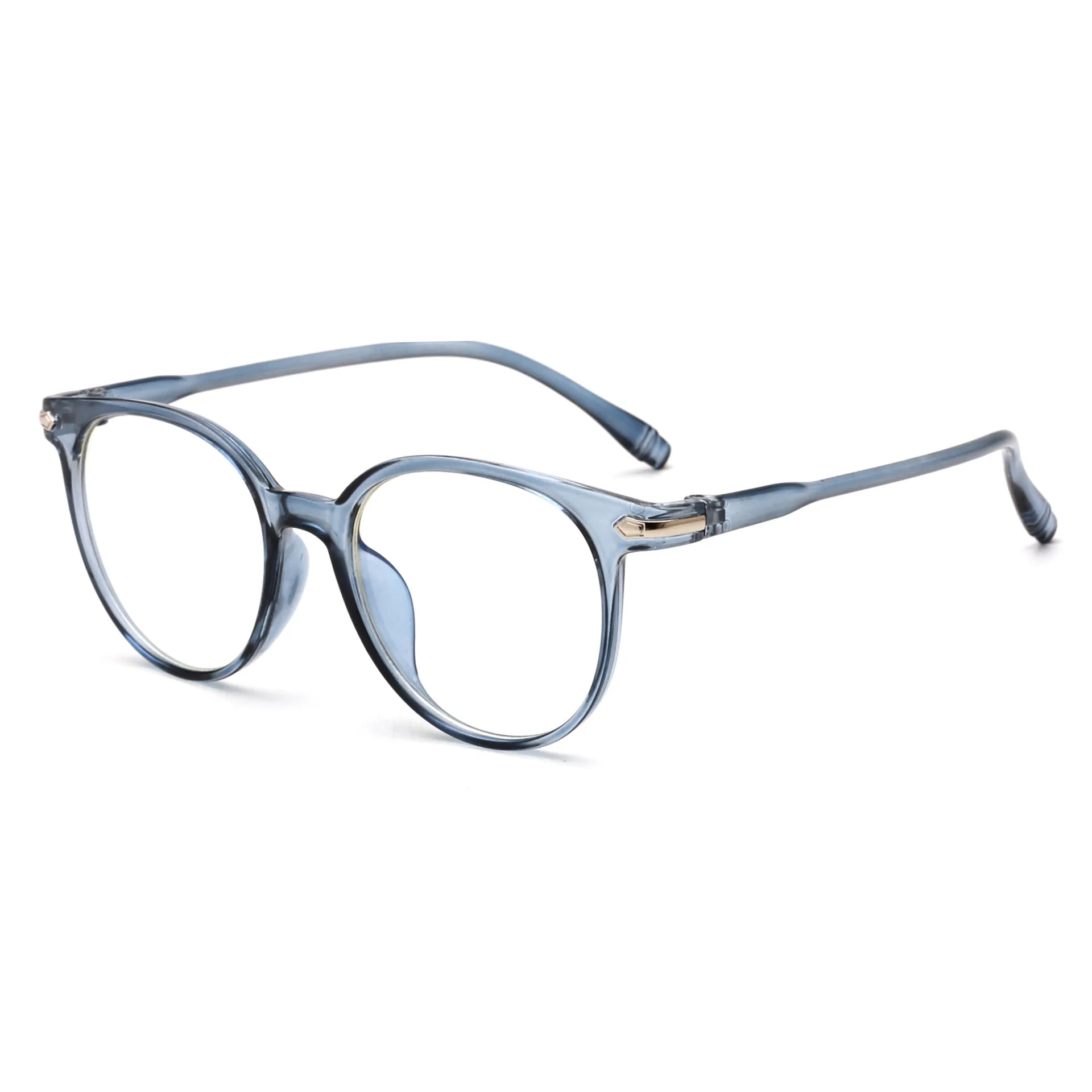 JH eyewear adults blue light blocking fashion classic simple transparent blue pink glasses eye glasses frames