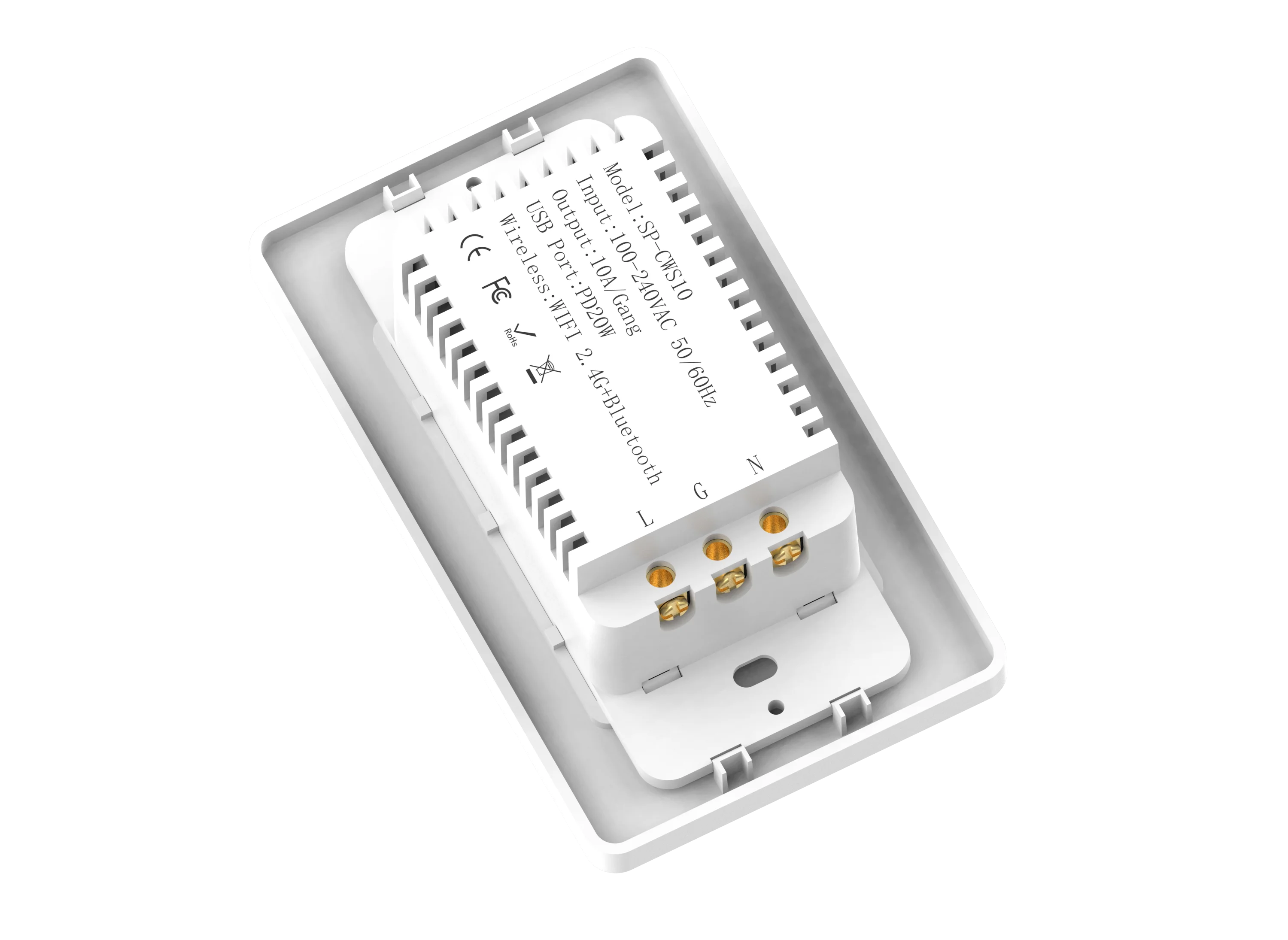 TOWO Best Selling Wholesale CH Wall Smart Socket Wholesale Wifi/Zigbee Tuya 16A Home Security Energy Monitoring Product
