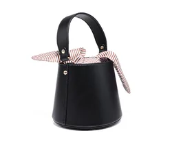 2020 beautiful design cute fashion girl pink butterfly ear bucket bag for sale
