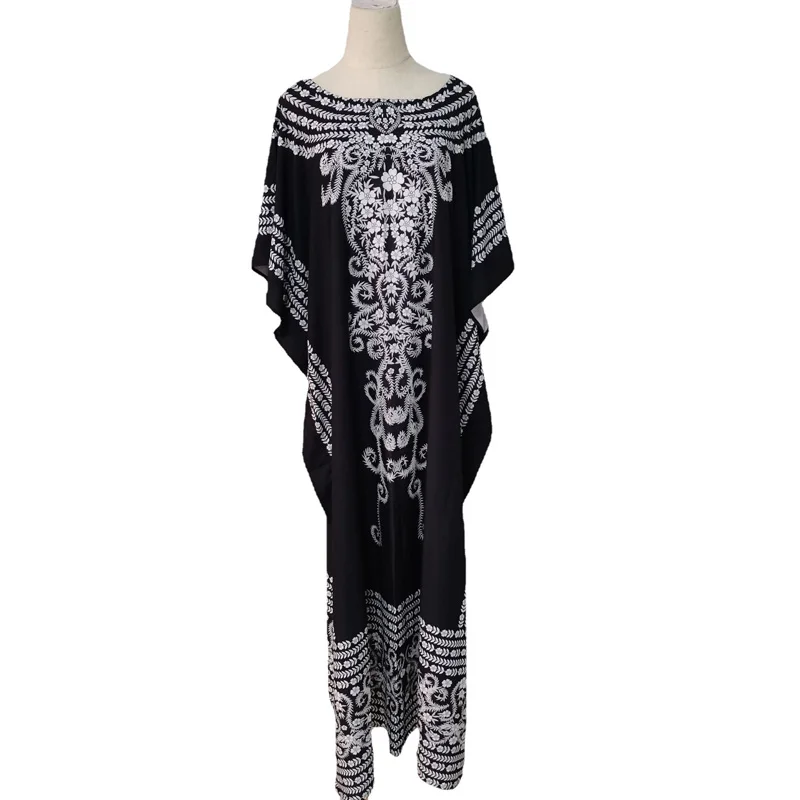 Wholesale Floral Printed Beach Cover Ups Suits Comfortable Beachwear Ladies Blouses And Tops  Dubai Arabic Evening Dresses