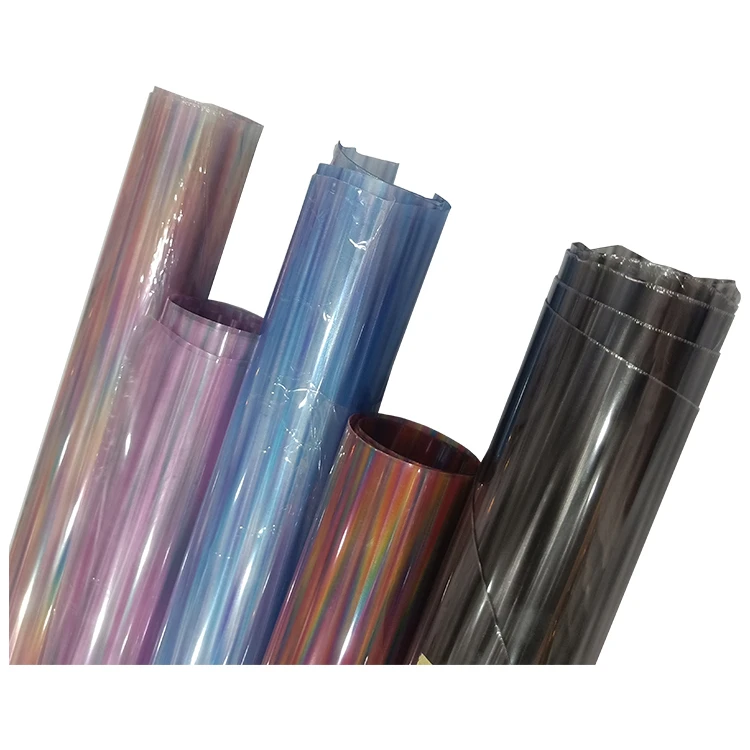 Wholesale TPU film for decoration table mats and handbags Transparent gradient