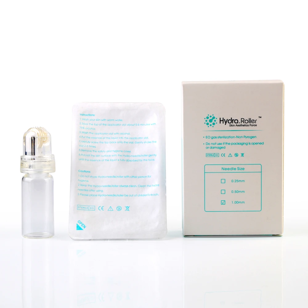 
Hyaluronic Acid Vitamin C Serums Titanium Micro Needles Anti Aging hydra roller 