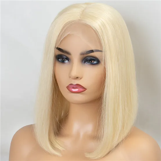 Wig Sales For Live Show 11A No Tangle No Shedding T Part Blonde Bob Wig