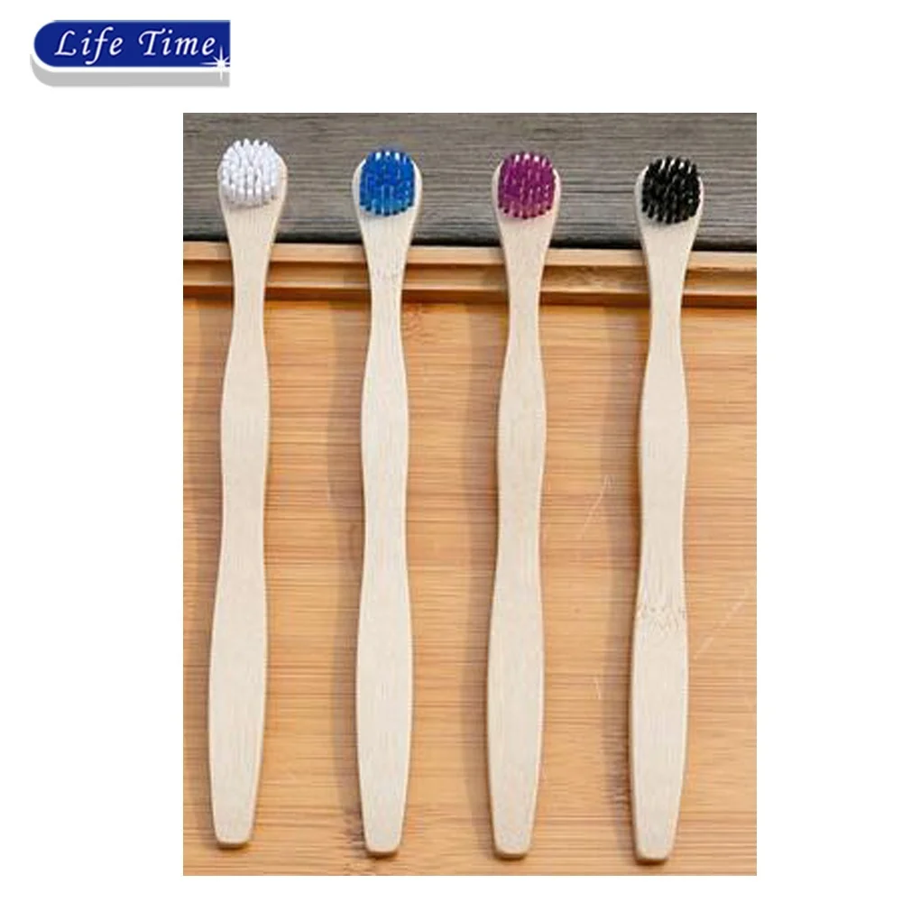
round toothbrush round bamboo tongue cleaner brush 