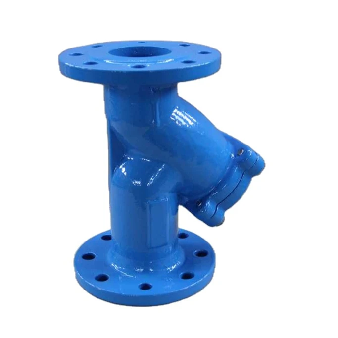 cast stainless steel basket type y strainer drain valve