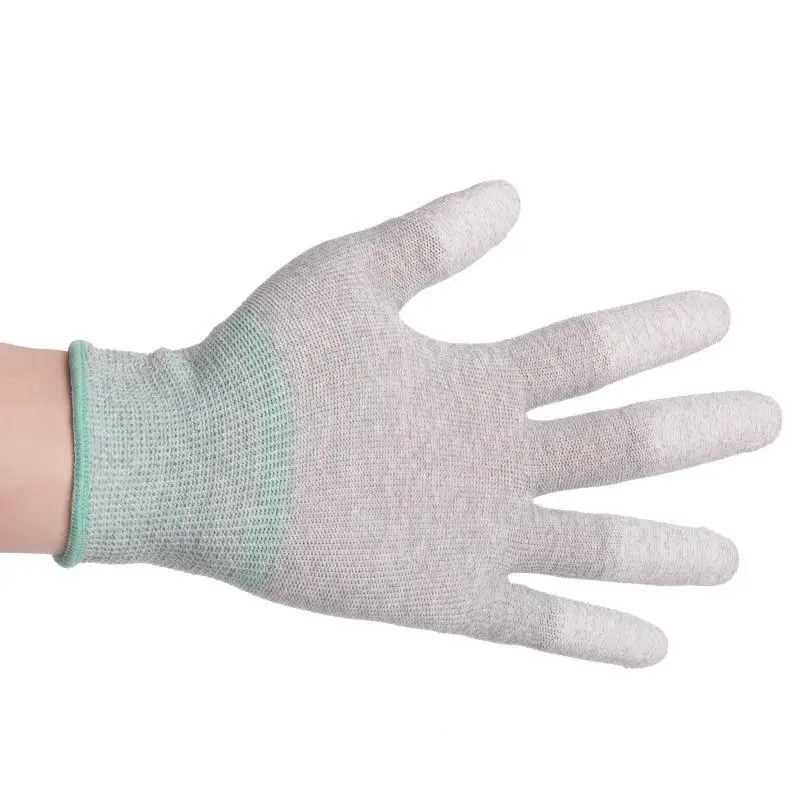 Safety Certified lightness Carbon Fiber  ESD Gloves Prevents static electricity
