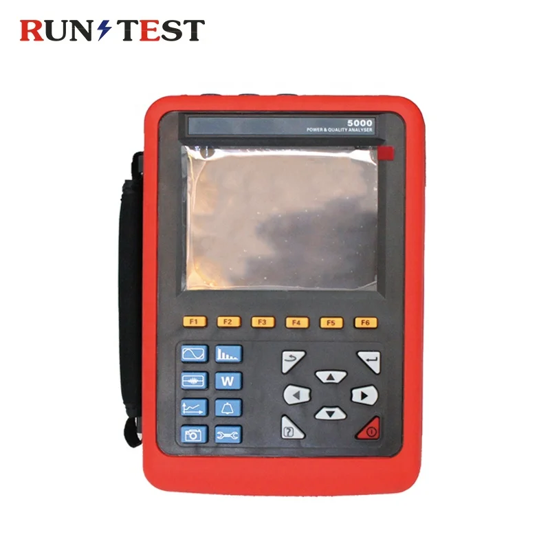 Intelligent Clamp Digital Phase Volt-Ampere Meter Power Quality Analyzer Tester