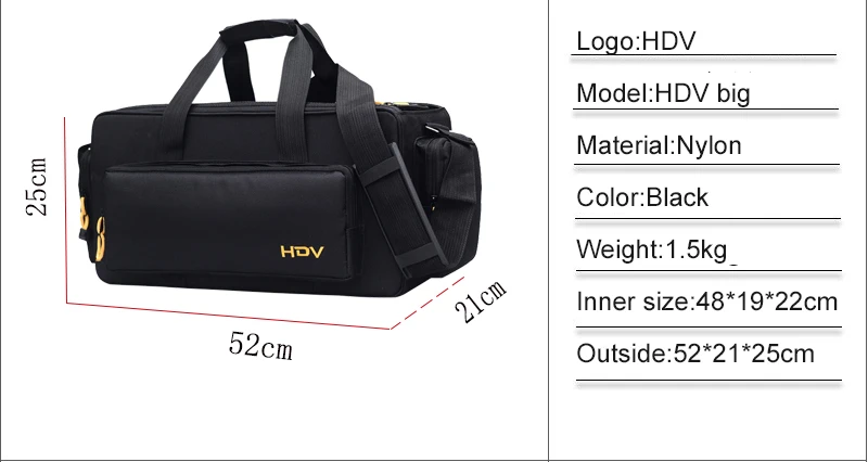 Outdoor Travel Photography manufacture Large size Film Video Camcorder Equipment Accessories Tool case Camera video bag