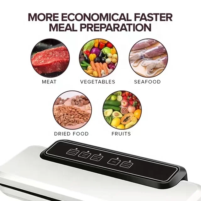 Home Mini Vacuum Sealer Portable Food Storage Fresh Meat Food Plastic Bag Vacuum Sealer Machine