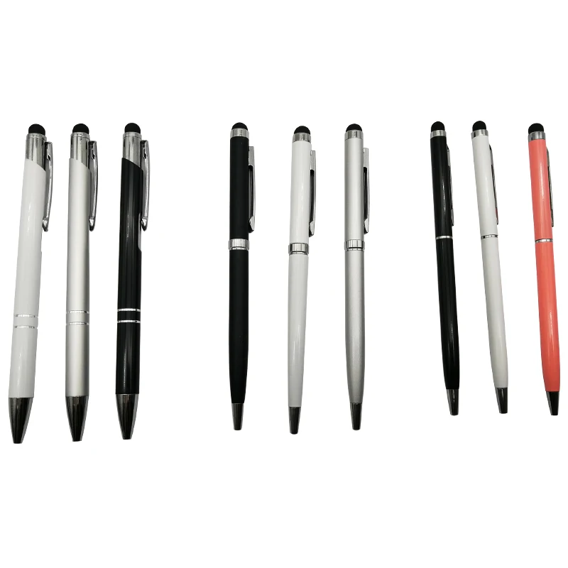 Stylus pens office supplies metal ball pens free samples
