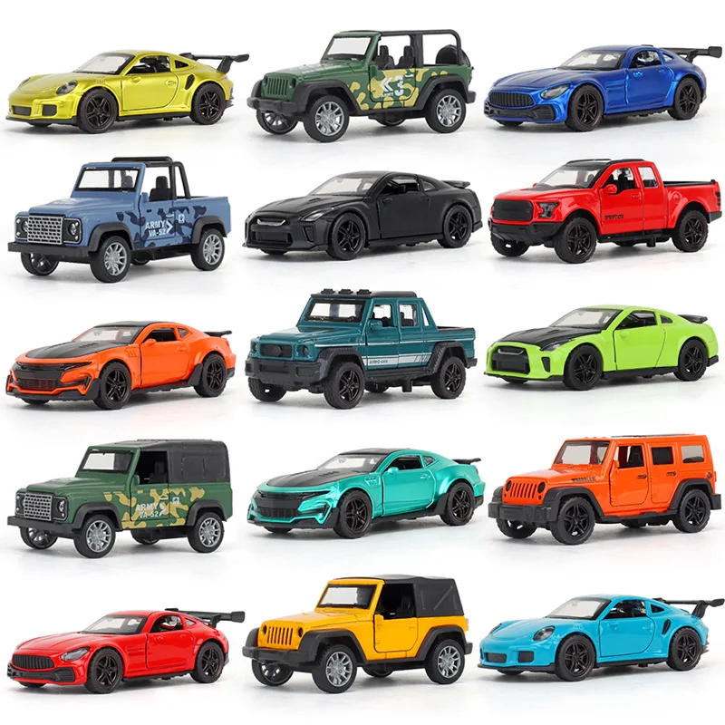 1: 36 return force three door alloy simulation sports car off road vehicle model baking cake jewelry