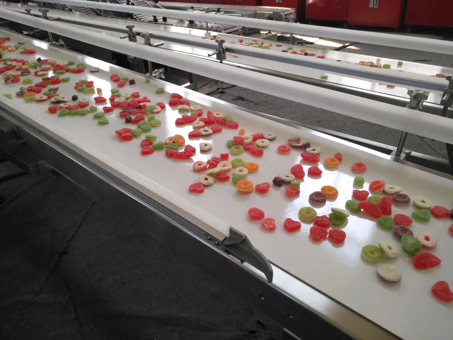 1.5m length table top conveyor belt 30 cm width food grade