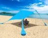 UV50+ Summer Beach Sunshade Tent Outdoor Beach Tent Camping Hexagonal Beach Tent