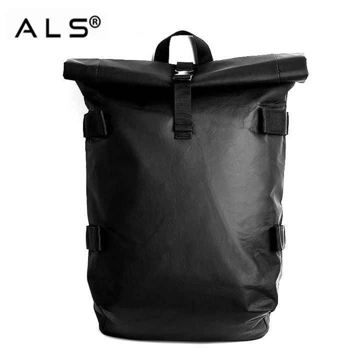 
 Модный бумажный дорожный городской водоотталкивающий рюкзак, экологически чистый материал для мужчин и женщин, рюкзак для ноутбука, дорожный рюкзак  